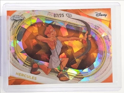 HERCULES 2025 TOPPS CROMO DISNEY ZAFIRO NARANJA REFRACTOR /25 Q3549 Foto 1 de 2