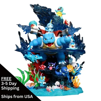 Pokémon Blastoise Figure – Highly Detailed LED Collectible Display Statue Model - Image 1 of 3