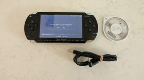 Sony PlayStation Portable PSP-1001 Charger & Game -Tested with Issues (READ)