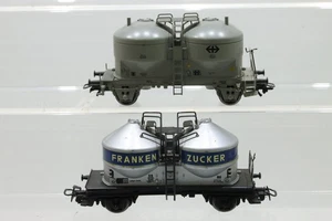 H0 Märklin DB SBB Silowagen Frankenzucker Güterwagen AC Konvolut N104 - Picture 1 of 4