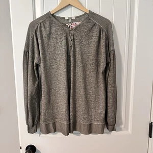 Gimmicks by BKE Oversize Henley Relaxed Fit Boho Peasant Women’s Size Large NEW - Picture 1 of 4