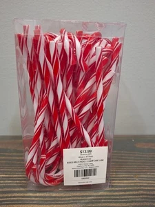 Juego de 48 adornos de bastón de caramelo de 7 pulgadas cada Navidad - Imagen 1 de 6