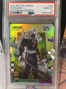 2024 Bo Jackson Battle Arena SHROUDED CJ STROUD STEEL RAD-180 Battlefoil 80's - Picture 1 of 3