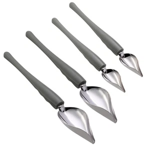 4 Pcs kitchen accessories Filter Spoons stainless steel spoon Filter Spoons - Picture 1 of 11