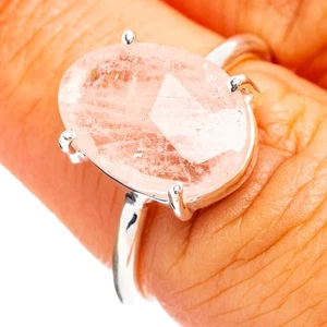 Morganit Ring Größe 6,75 (0,925 Sterlingsilber) - Bild 1 von 2