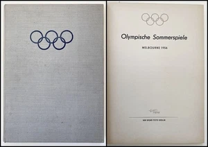 Olympische Sommerspiele Melbourne 1956. Sammelbilderalbum Sammelbilder Olympia - Foto 1 di 1