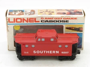 Lionel O Gauge O-27 Red 9287 Southern Porthole Window Caboose with Box #2 - Picture 1 of 13