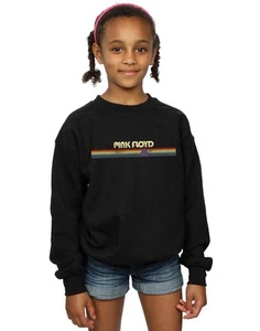 Pink Floyd Girls Prism Retro Stripes Sweatshirt - Picture 1 of 13