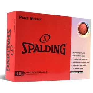 NEW Spalding Pure Speed Red Golf Balls - Choose Quantity! - Picture 1 of 1