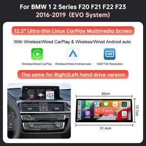12.3 Wireless CarPlay Android Auto Touchscreen For BMW 1 2 Series F20 F21 F22 23 - Picture 1 of 24