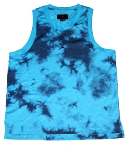 Jordan Jumpman Dri-FIT Sport Breakfast Club Mesh Jersey Tank Top Blue Size L - Picture 1 of 3