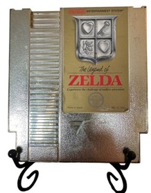 The Legend of Zelda (Nintendo NES, 1987) cartuccia oro 3 viti autentica