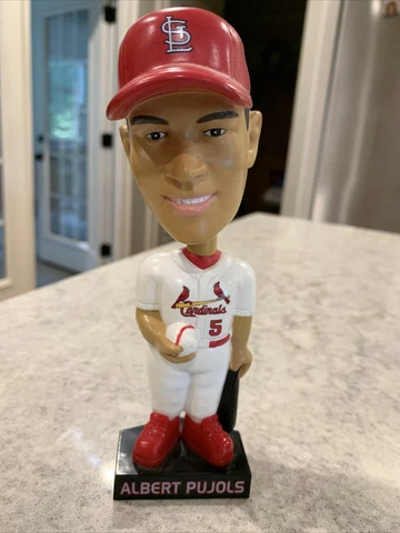 2001 Genuine Merchandise Albert Pujols Bobble Head Number 5 St. Louis Cardinals Cover