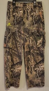 Boy's Camouflage Pants Size 14/16 Mossy Oak Cotton/Polyester Button-Zip Pockets - Picture 1 of 6