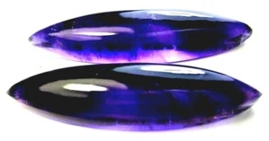 Beautiful Pair of 40x10 mm 41.46 Ct. Marquise Shape Brazilian Amethysts,Loose St - Picture 1 of 4