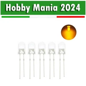 25 Pezzi - LED DIODO Emettitore 5mm ultra luminoso colore Giallo - Foto 1 di 1