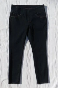 JAG JEANS Petite US M 10P AFM dunkelblau Stretch Denim Hochhaus dünnes Bein EUC - Bild 1 von 5