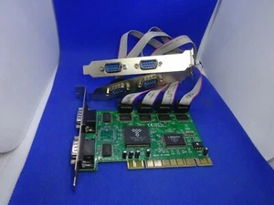 MOSCHIP 6 PORT SERIELLE RS232 PCI SCHNITTSTELLEN KARTE #GK5744 - Bild 1 von 3