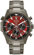 Bulova Marine Star Red Men's Watch - 98B350