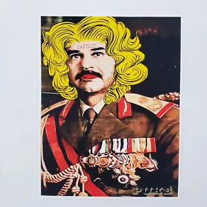 dittatori saddam hussein stampa pop art originale dello street artist new yorkese PUKE - Foto 1 di 2