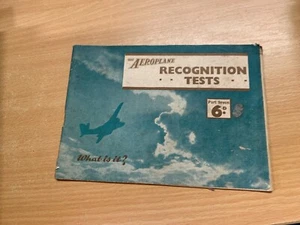 PRUEBAS DE RECONOCIMIENTO DE AVIONES 1942 PARTE 7 WW2 FOLLETO DE BOLSILLO ILUSTRADO (LL) - Imagen 1 de 7