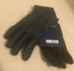 NEW DOCKERS Stretch Gloves L Large Men - Intelitouch Charcoal Grey Gray NWT KR3 - Picture 1 of 4