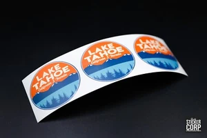 Lake Tahoe Mini Laptop Cell Decal Matte Stickers - Clean Sleek / Non Gloss - x 3 - Bild 1 von 1