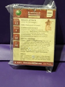 D&D miniatures Promo EdCon 2005 ELMINSTER OF SHADOWVALE w/card and new in bag - Picture 1 of 1