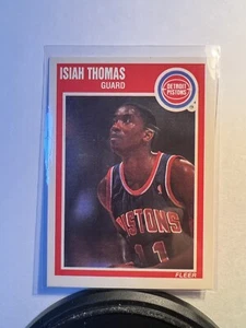 1989-90 Fleer #50 Isiah Thomas | Detroit Pistons | Championship Year - Picture 1 of 2