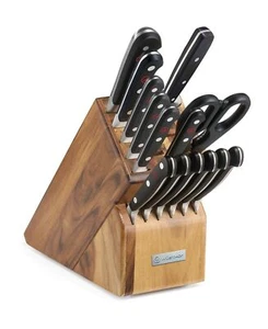 Wusthof Classic 15-Piece Knife Block Set (Acacia) - Picture 1 of 8