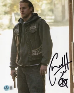 JAX TELLER Charlie Hunnam SOA Autographed Signed SONS OF ANARCHY 8x10 Photo BAS - Picture 1 of 1