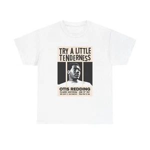 Camiseta Otis Redding Live At The Fillmore Vintage Póster Unisex Camiseta Algodón Pesado - Imagen 1 de 9