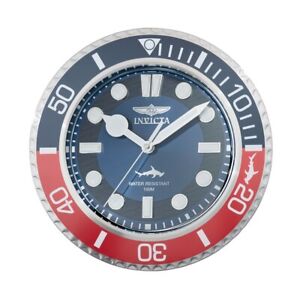 Invicta Pro Diver 14" Blue Wall Clock 34938 NEW