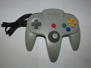 Official Nintendo 64 N64 Controller Control Pad NUS-005 Gray Working - Picture 1 of 5