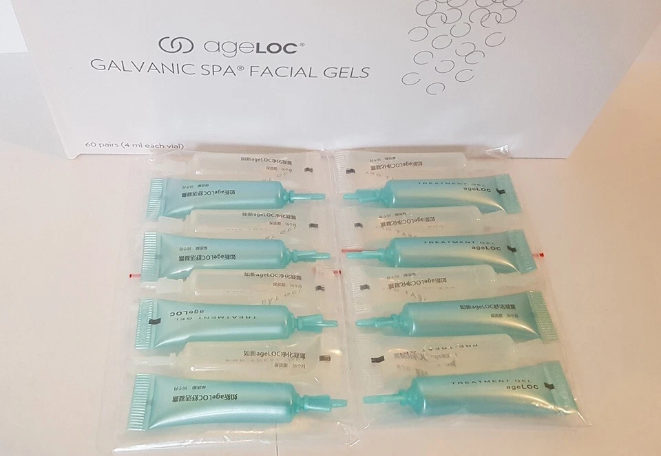 8 pairs Galvanic Spa Facial Gels AgeLOC ( without packaging) - Bild 1 von 1