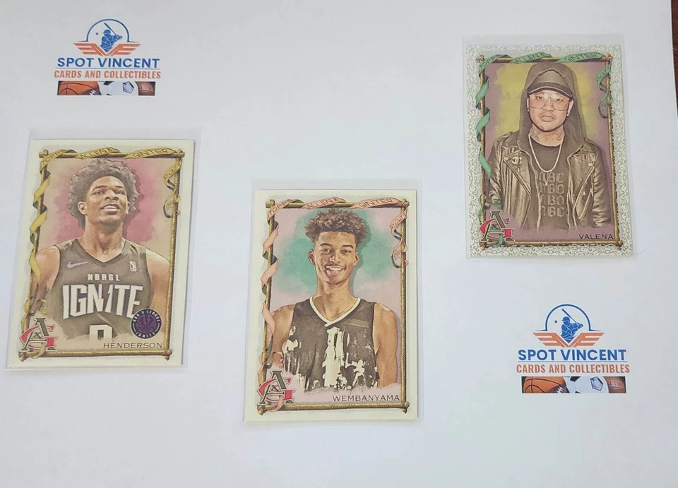 2023 Topps Allen Ginter Victor Wembanyama RC + Scoot Henderson + Valena Silver! - Image 1 of 1
