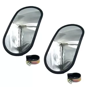 2X REAR VIEW MIRROR FOR Caterpillar Excavator 305.5, 306, 307C, 307D, - Picture 1 of 7