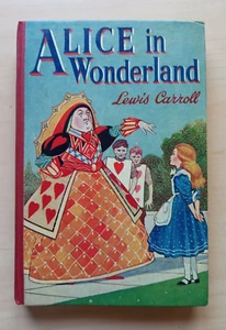 Alice in Wonderland Lewis Carroll Vintage Hardcover Book 1955 The Sunshine Press - Picture 1 of 4