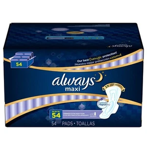 Always Maxi Overnight - Extra Heavy - 54 ct. - Picture 1 of 1