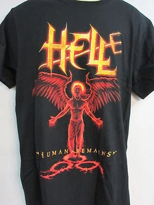 HELL OFFICIAL MERCH HUMAN REMAINS BAND CONCERT MUSIC T-SHIRT MEDIUM - Picture 1 of 1