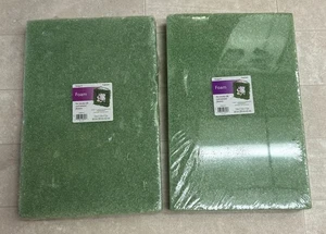 Lot Of 2 FloraCraft Green Flower Foam 1.9inx11.8inx17.8in LARGE Design - Picture 1 of 3