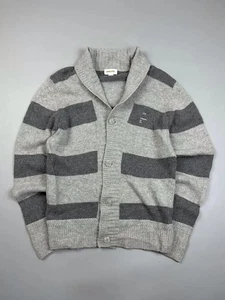 Diesel Wool Stripe Buttoned Cardigan Large Men's US L - Picture 1 of 7