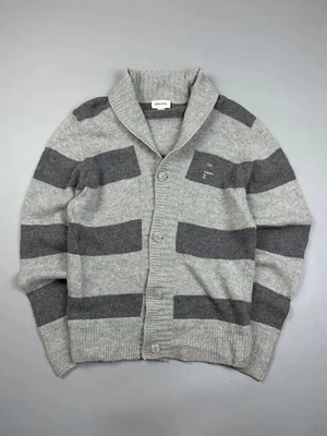 Diesel Wool Stripe Buttoned Cardigan Large Men's US L - Image 1 of 4
