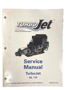OMC Johnson Evinrude 90 1995 115 HP 90° V4 manual de servicio 503141 prioridad gratuita - Imagen 1 de 12