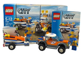 Lego City 7737 Coast Guard 4WD & Jet Scooter 2008 Complete w/ Instructions