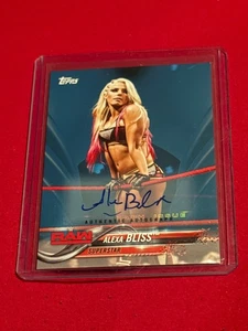 2018 Topps WWE Then Now Forever Blue Parallel Alexa Bliss Auto #04/50 - Picture 1 of 7