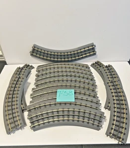 Lot of  18 section MTH RailTrack O-31 Curve Track  O Gauge SOLD AS IS - Picture 1 of 5