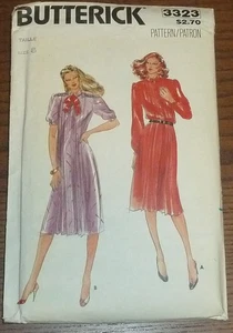 Butterick 3323 Misses' Dress size 8 sewing pattern uncut - Picture 1 of 1