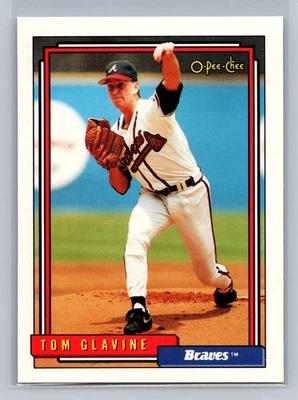 1992 O-Pee-Chee #305 Tom Glavine Atlanta Braves - Image 1 of 2