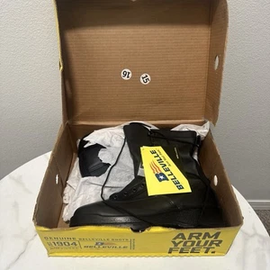 Belleville Steel Toe Combat Boots 800ST Black Size 10 wide - Picture 1 of 3